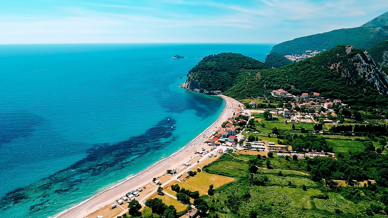 Gorgeous Buljarica Beach in Montenegro