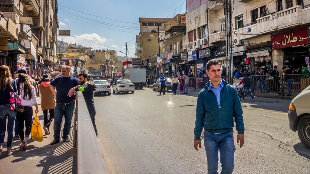 Man walking on the street