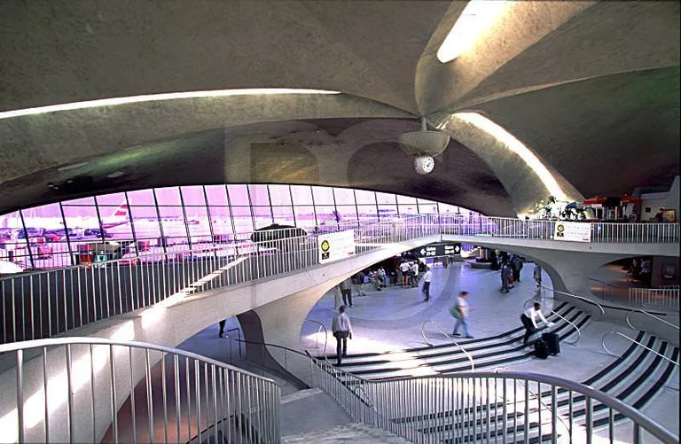 a inside view of the john kennedy airport 