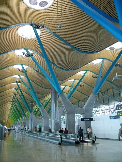 passengers in the barajas airport 