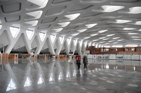 marrakech airport from inside