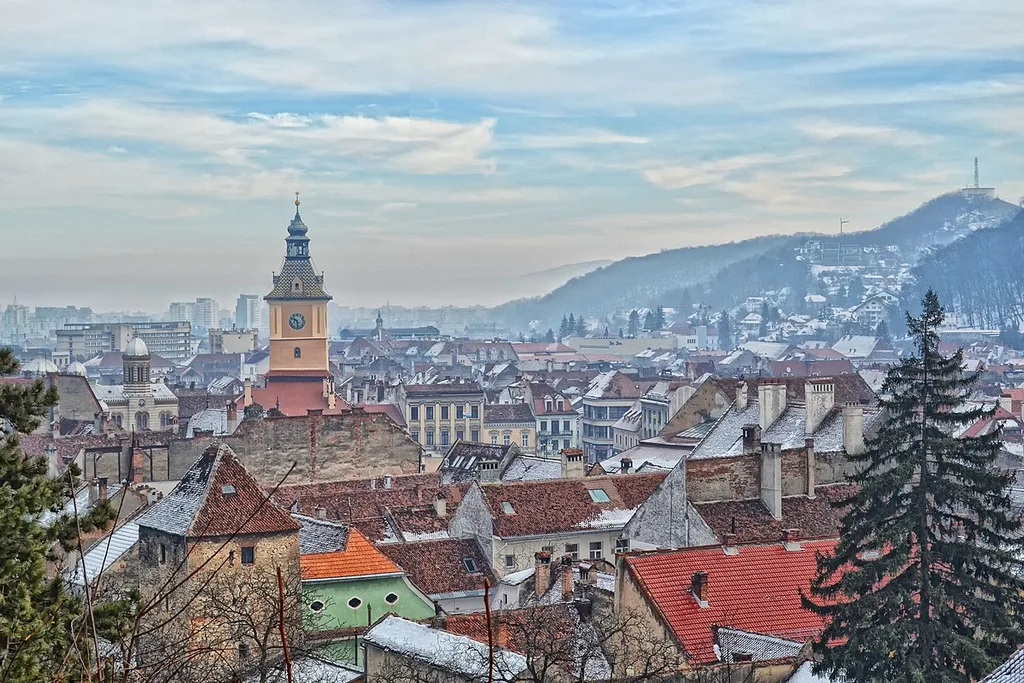 Snow-capped Brasov, one of the Best Tourist Places to Travel in December on a Budget