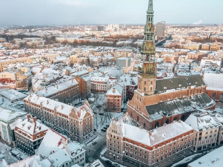 Riga, Latvia one of the Best Tourist Places to Travel in December on a Budget