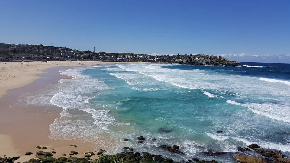 Bondi beach in Sydney is stunning