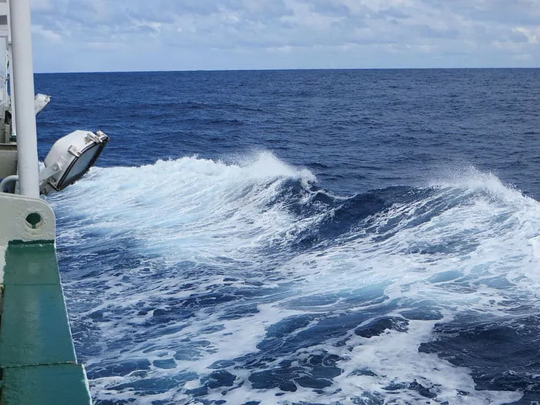 Boat sailing in the sea
