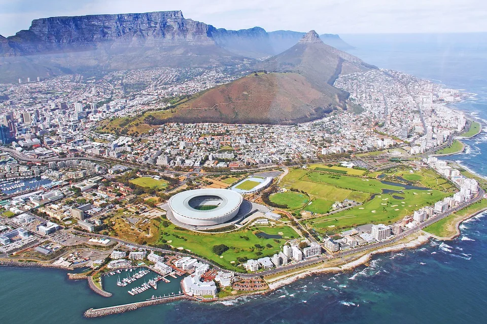 Cape Town Viewved from a Helicopter