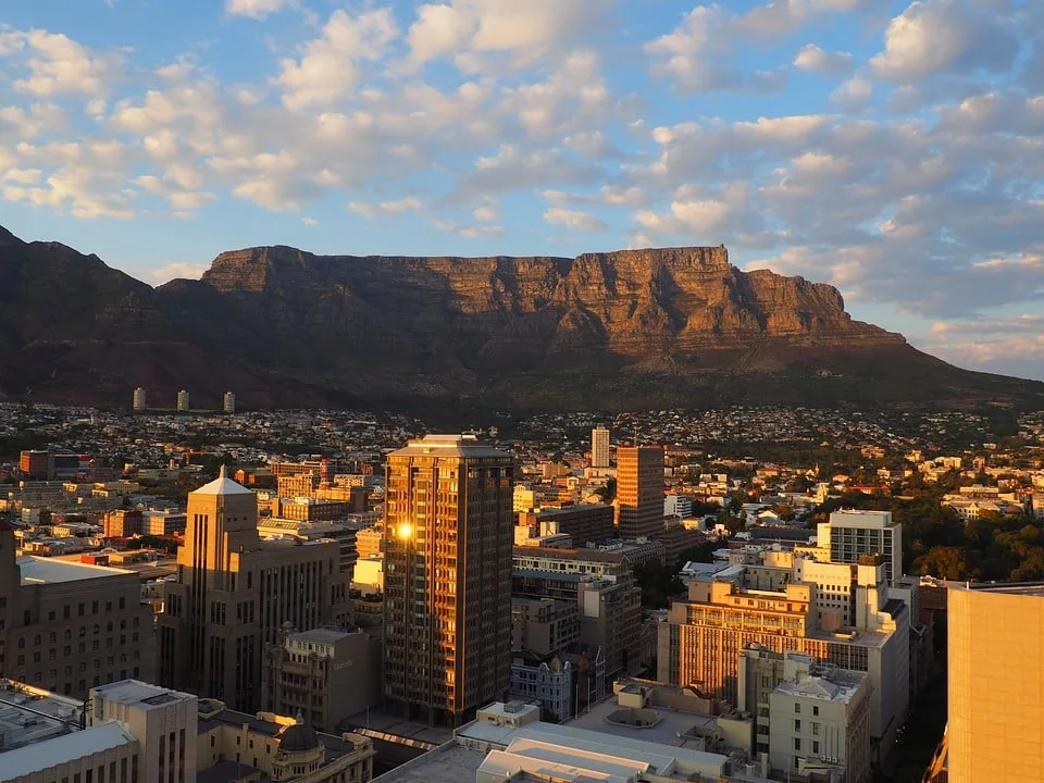 Table Mountain in the Distance