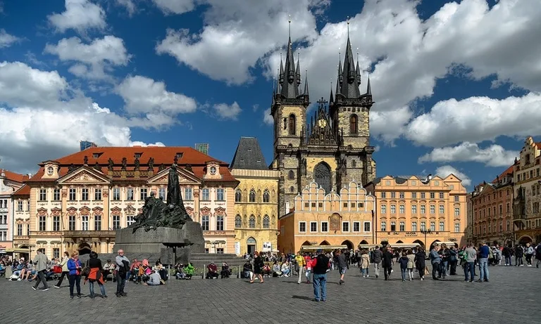 A Square in th City of Prague