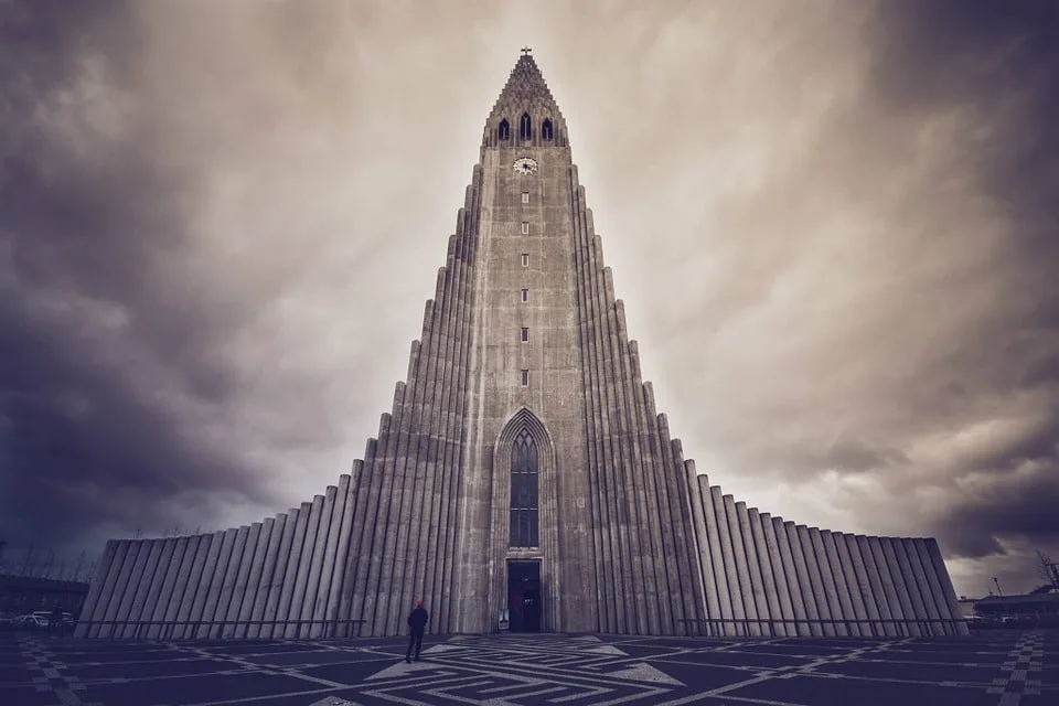 Hallgrímskirkja Church in Reykjavik, Iceland