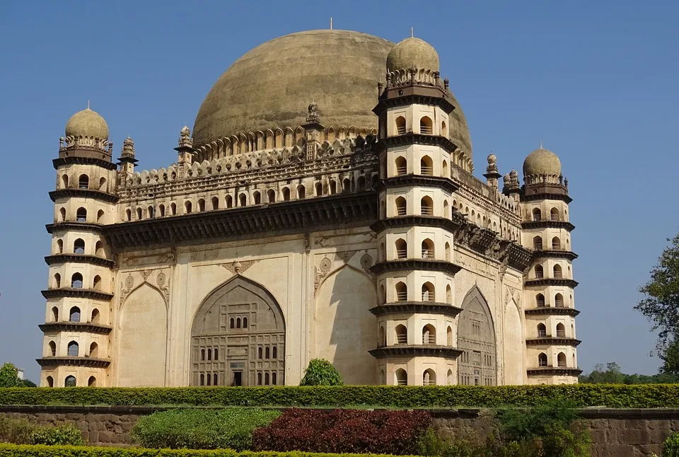 The Gol Gumbaz Mausoleum in Vijayapura