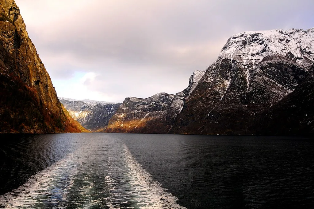 Sognefjord Seen From the Water Level