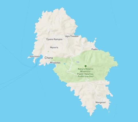 Ios island map