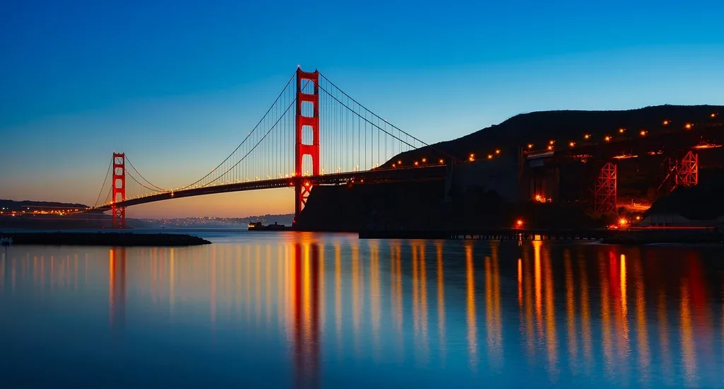 Panorama Golden Gate bridge