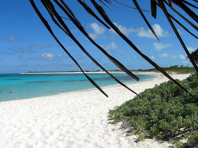 A view of Loblolly Beach on the island of Anegada