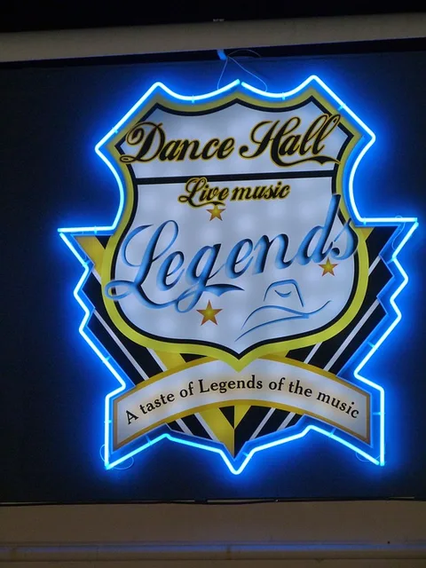 Honky-Tonk Sign in a Place in Nashville