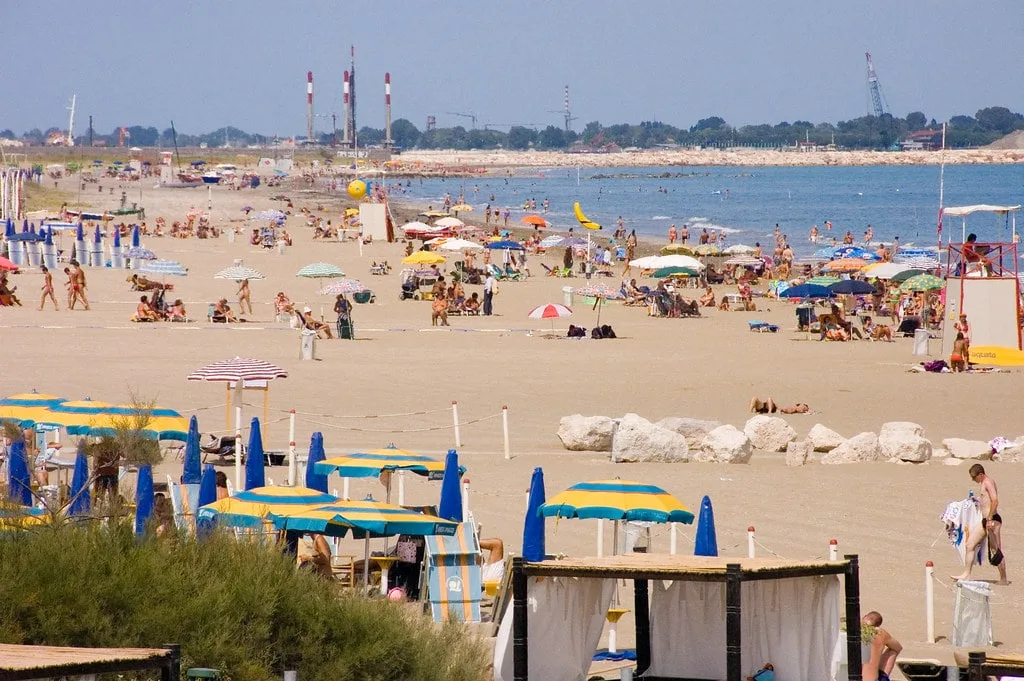 Lido di Venice is one of the most popular beach and summer destinations for tourists in Italy