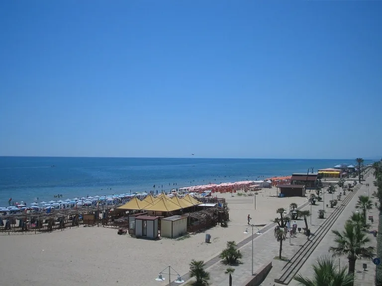 Metaponto Beach in Basilicata, Italy