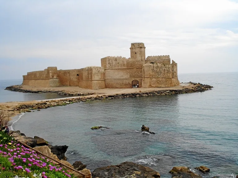 Le Castella Beach in Calabria, Italy