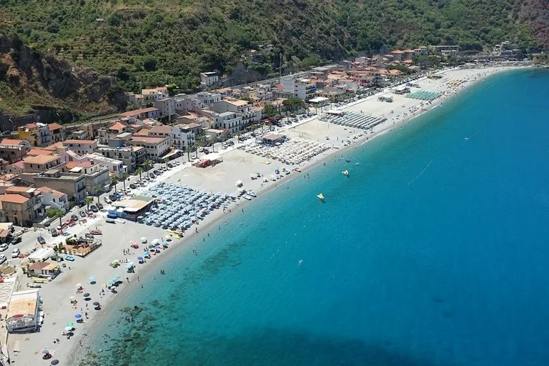 Scilla Beach in Calabria, Italy