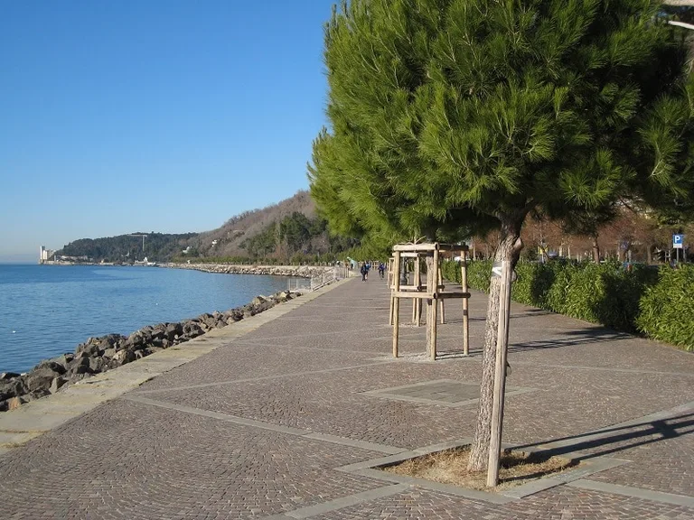 Barcola Beach Walkway in Italy
