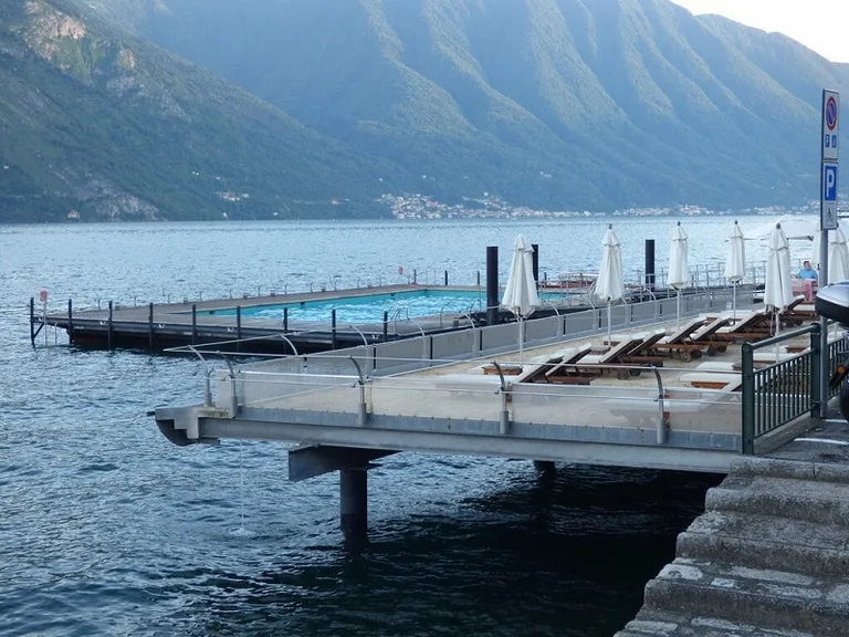 Lake Como in Lombardy, Italy