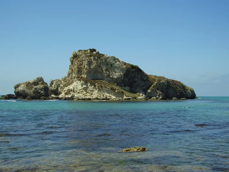 Licata Beach Rock in Sicily, Italy