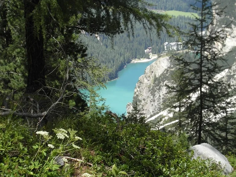 Lake Pragse in South Tyrol, Italy
