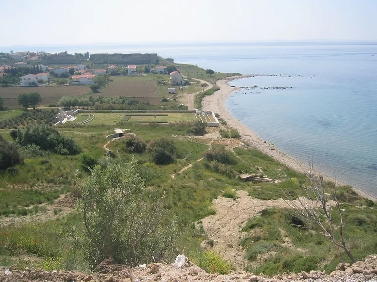 Gallipoli Beach in Apulia, Italy