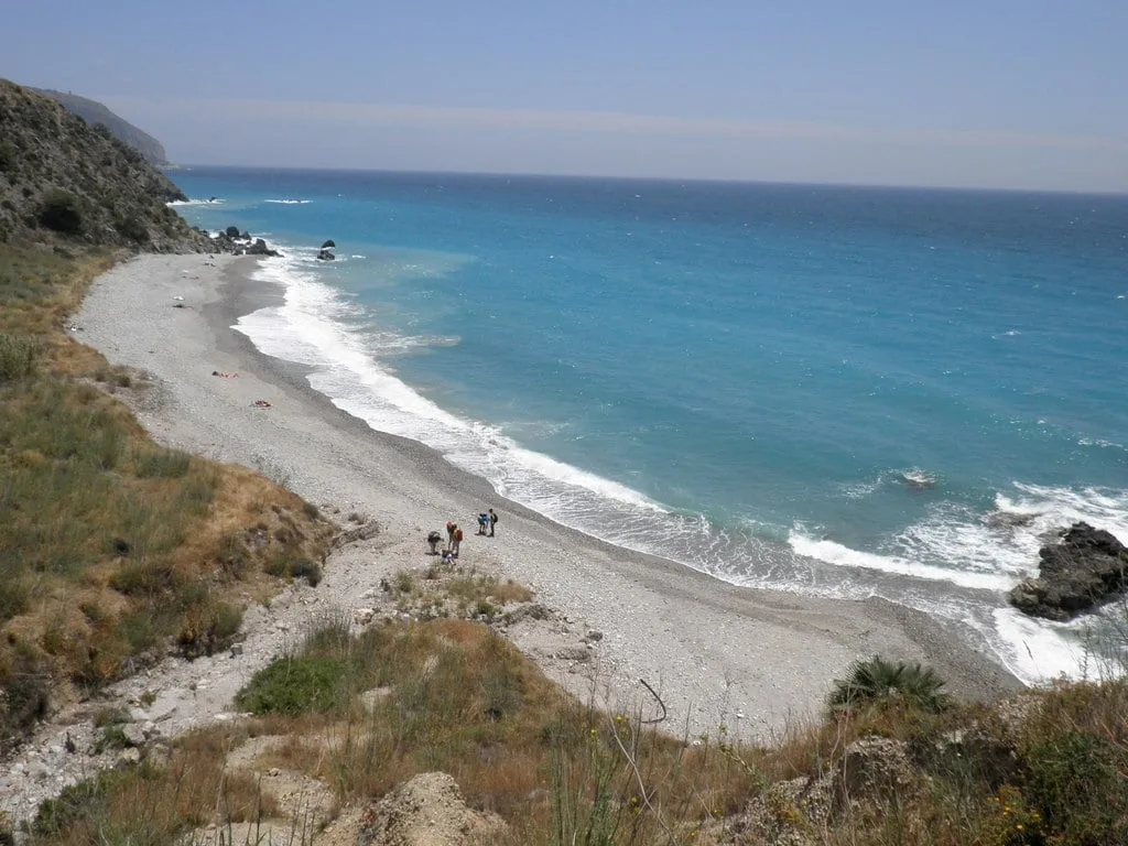 Playa de la Alberquilla in Malaga, Andalusia