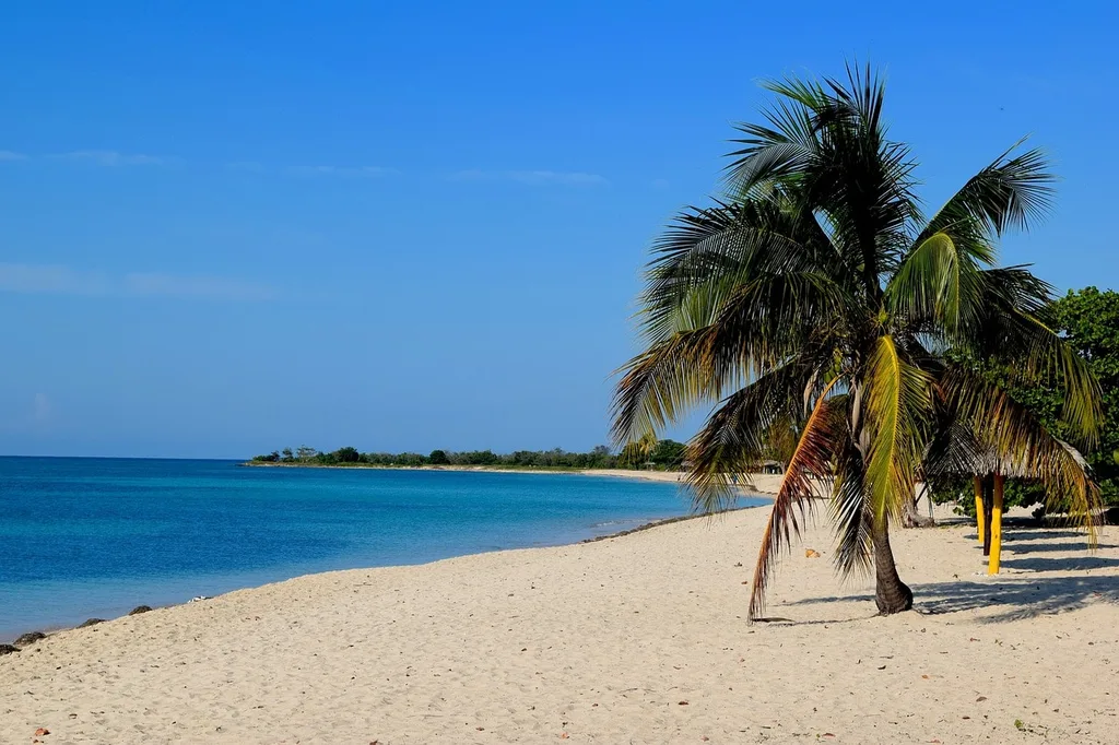 Perfectly clean beach in Trinidad is an ideal September destination