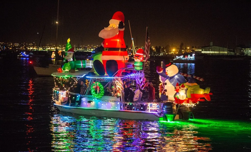 San Diego Parade of Lights is one of the best places in the USA to visit for Christmas