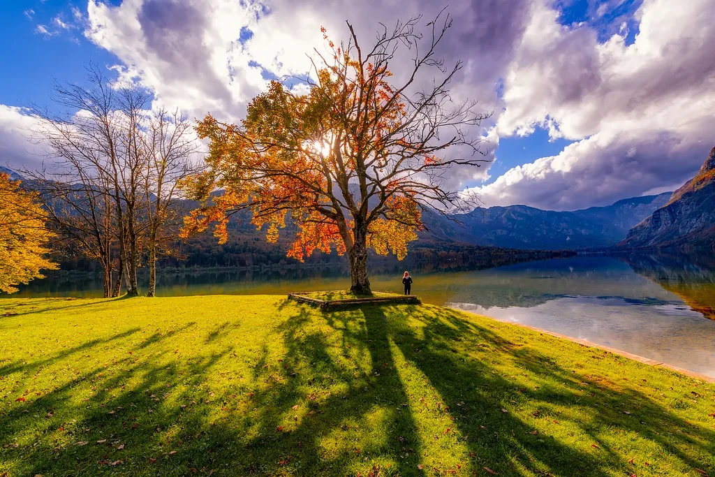 Lakes near Ljubljana look beautiful in October