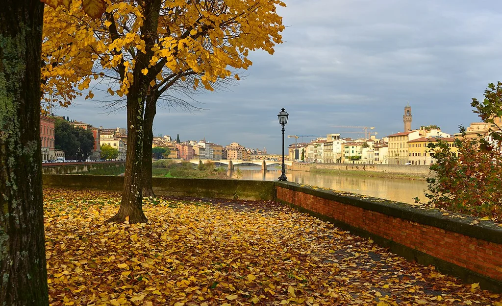 October in Florence looks magical