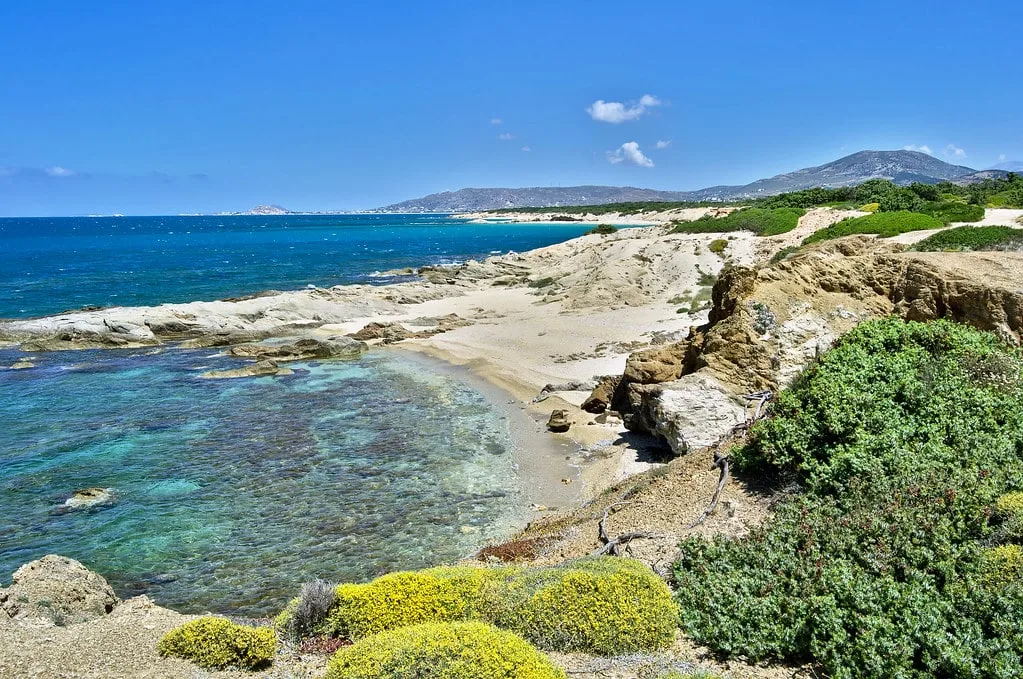 A secluded little beach on Naxos