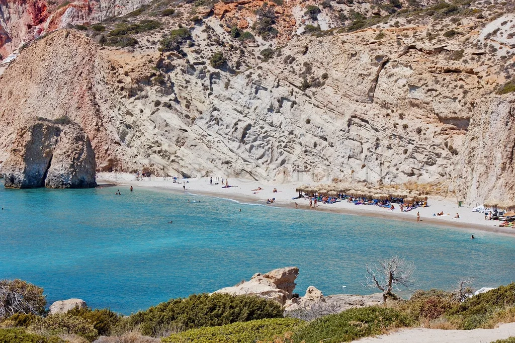 A beach on Milos