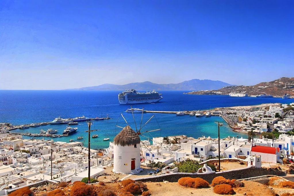 Splendid view of Mykonos