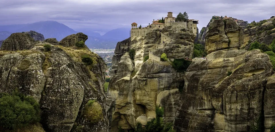 A Monastery in Meteora, Greece