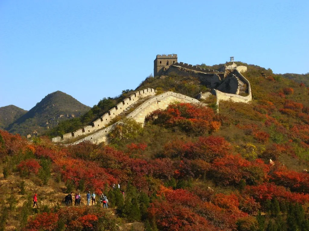 Great Wall of China in October
