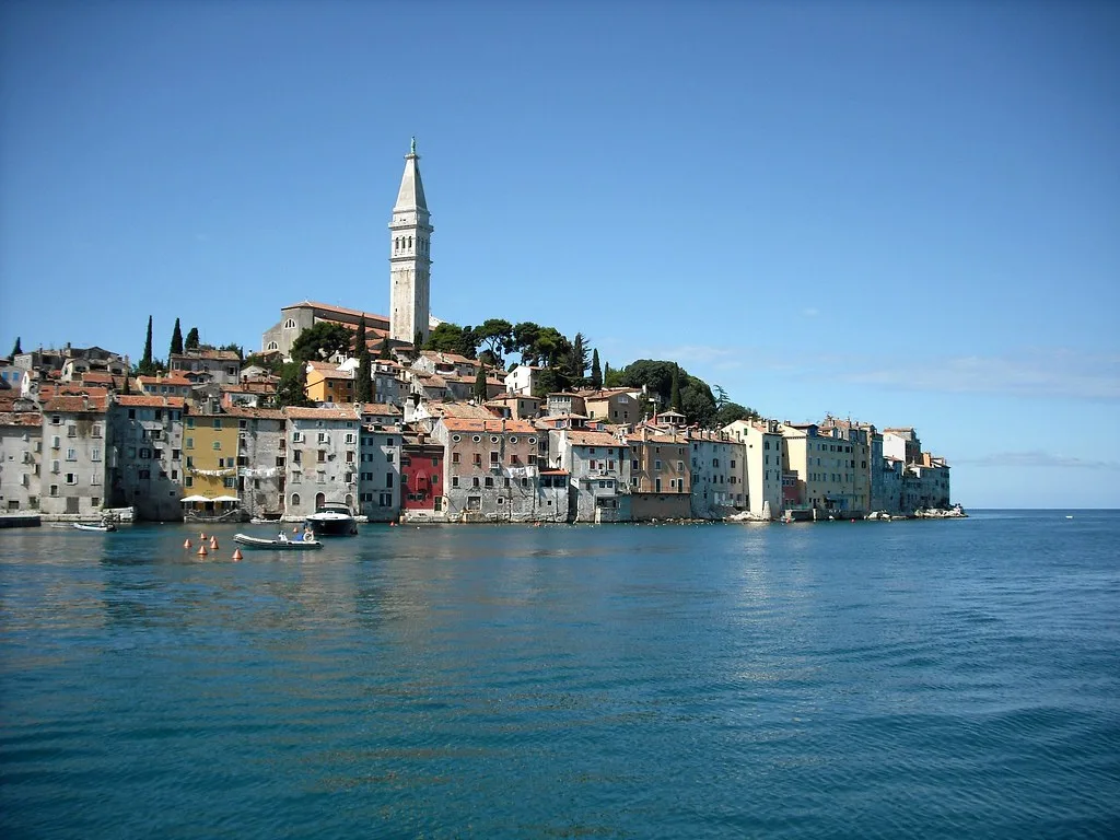 The Lovely old Town of Rovinj in Croatia