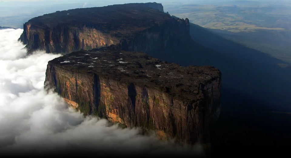 Formidable view of the Roraima plateau