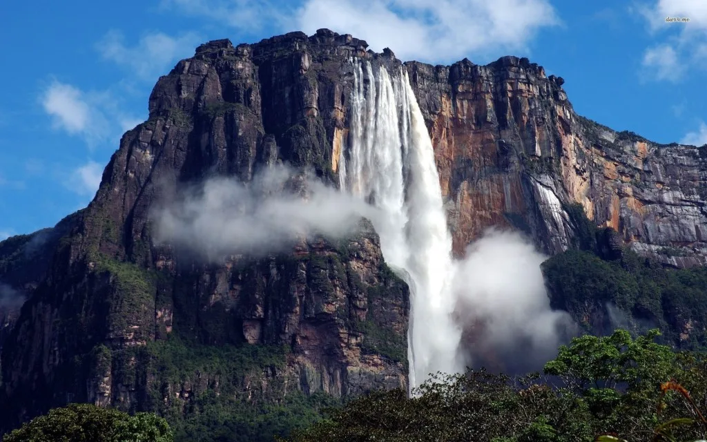 Stunning Angel Falls in Venezuela 