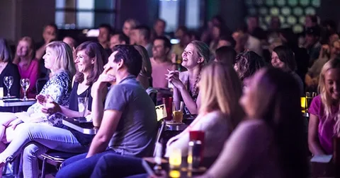 Audience at Laugh Boston