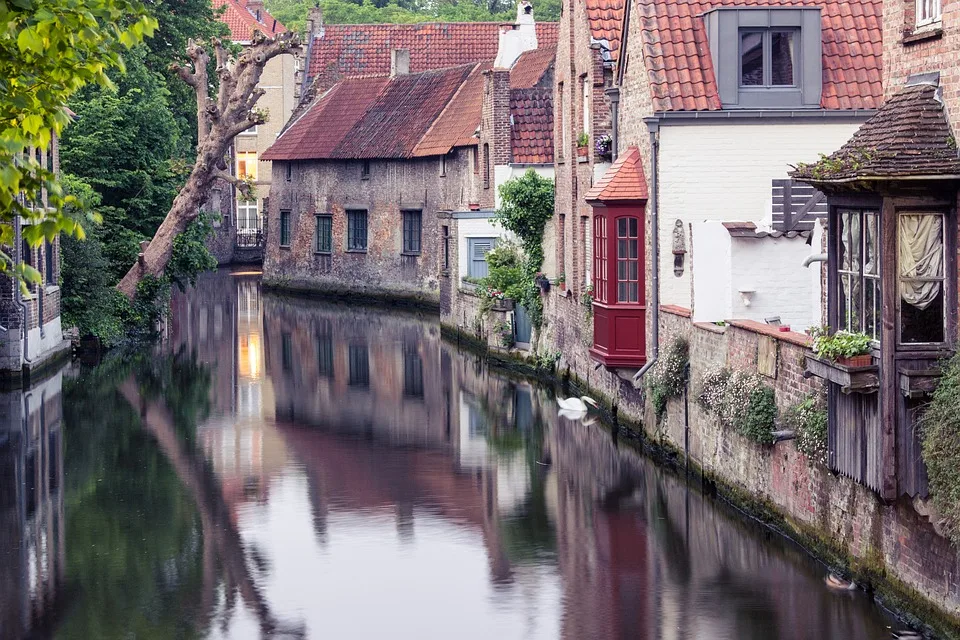 Waterways in Bruges