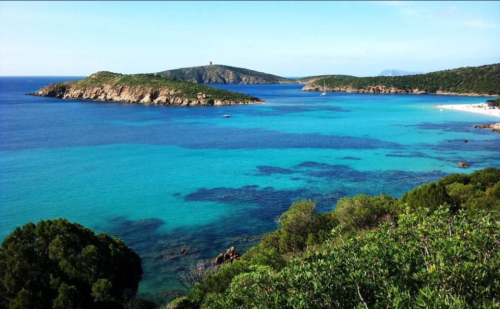 Spiaggia di Tuerredda in Sardinia