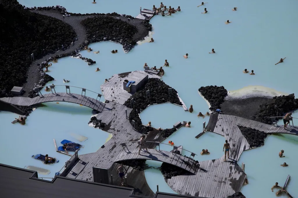 The Blue Lagoon is usually least crowded early in the morning or late in the evening