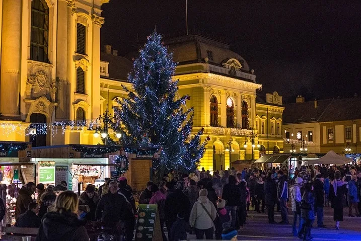 Winter magic in Eger, Hungary