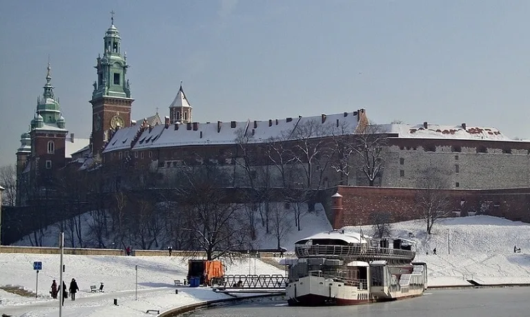 Krakow Fortress in winter