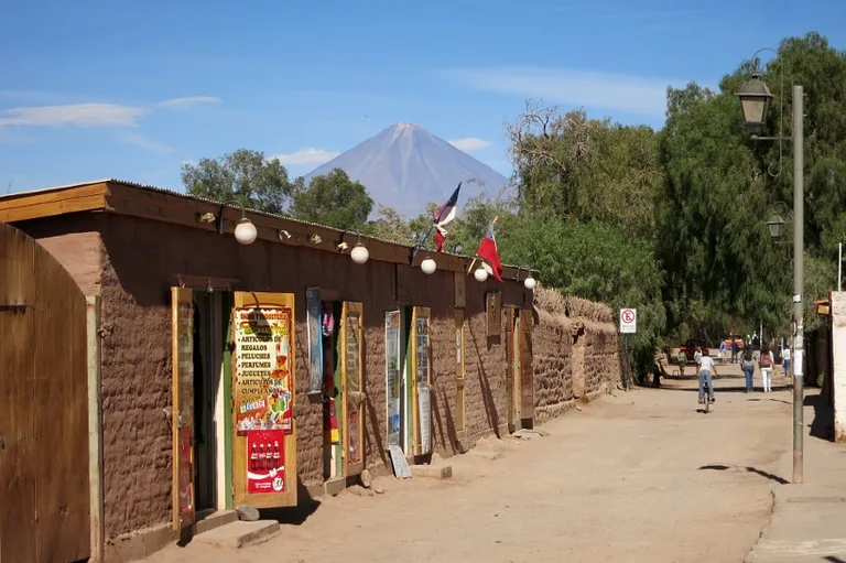 small town of San Pedro de Atacama 