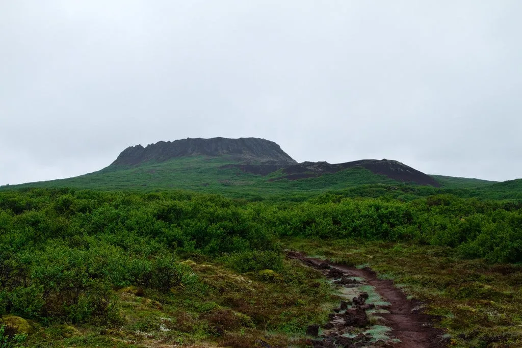 Eldborg crater is a perfect hiking opportunity