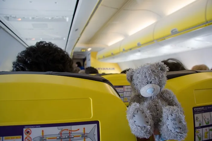 Ryanair Cabin - flying with ryan air